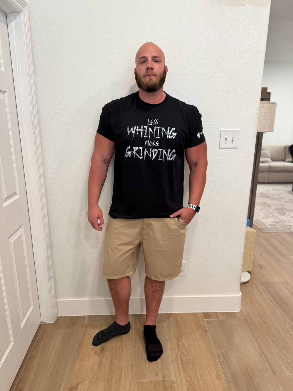 Less Whining More Grinding Gym Shirt: Motivational Workout Tee